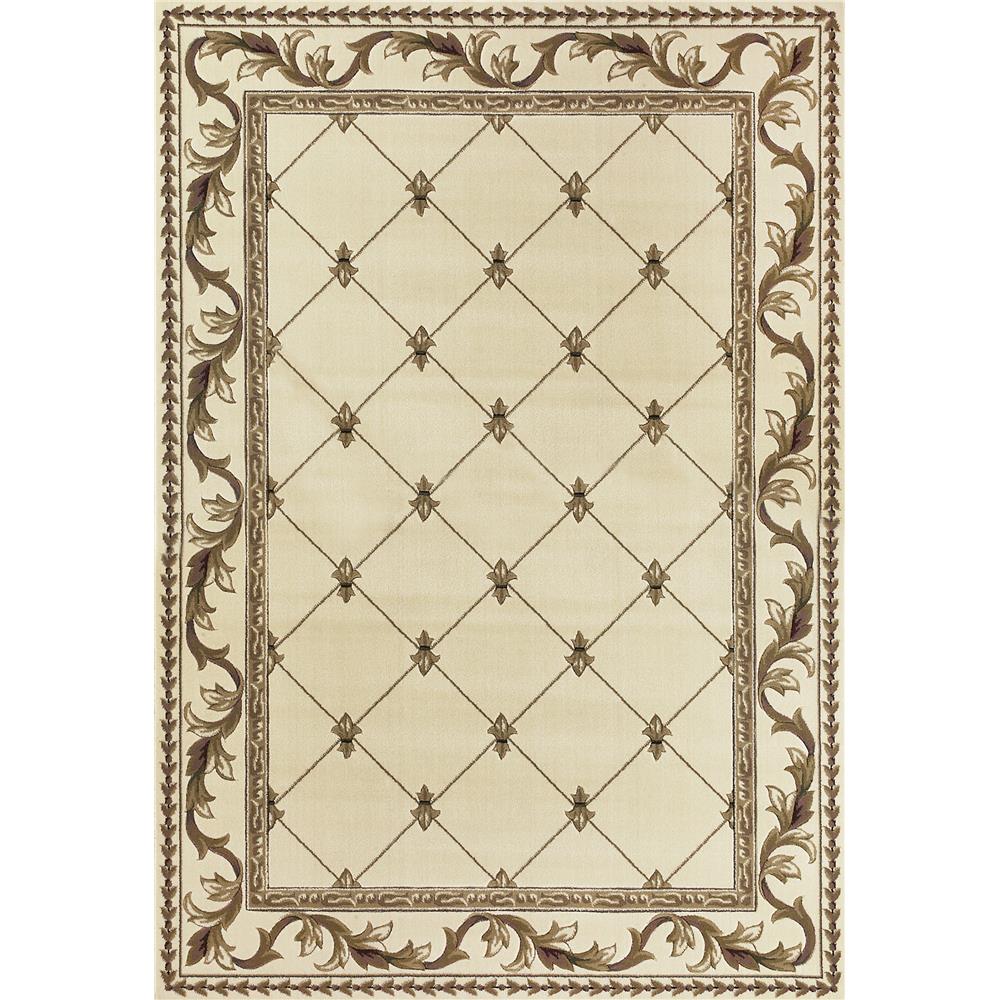 KAS 5318 Corinthian 9 Ft. 10 In. X 13 Ft. 2 In. Rectangle Rug in Ivory